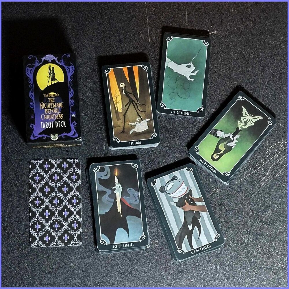 New - Tim Burtons The Nightmare Before Christmas Tarot 78 Card Deck